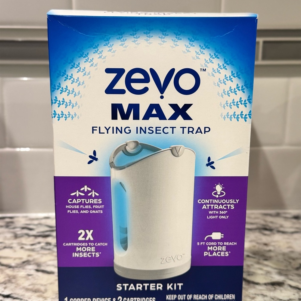 ZEVO Max Flying Insect Trap Starter Kit - Blue
